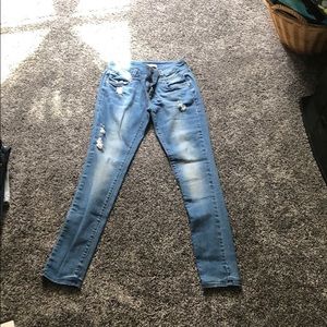 mid rise skinny refugee